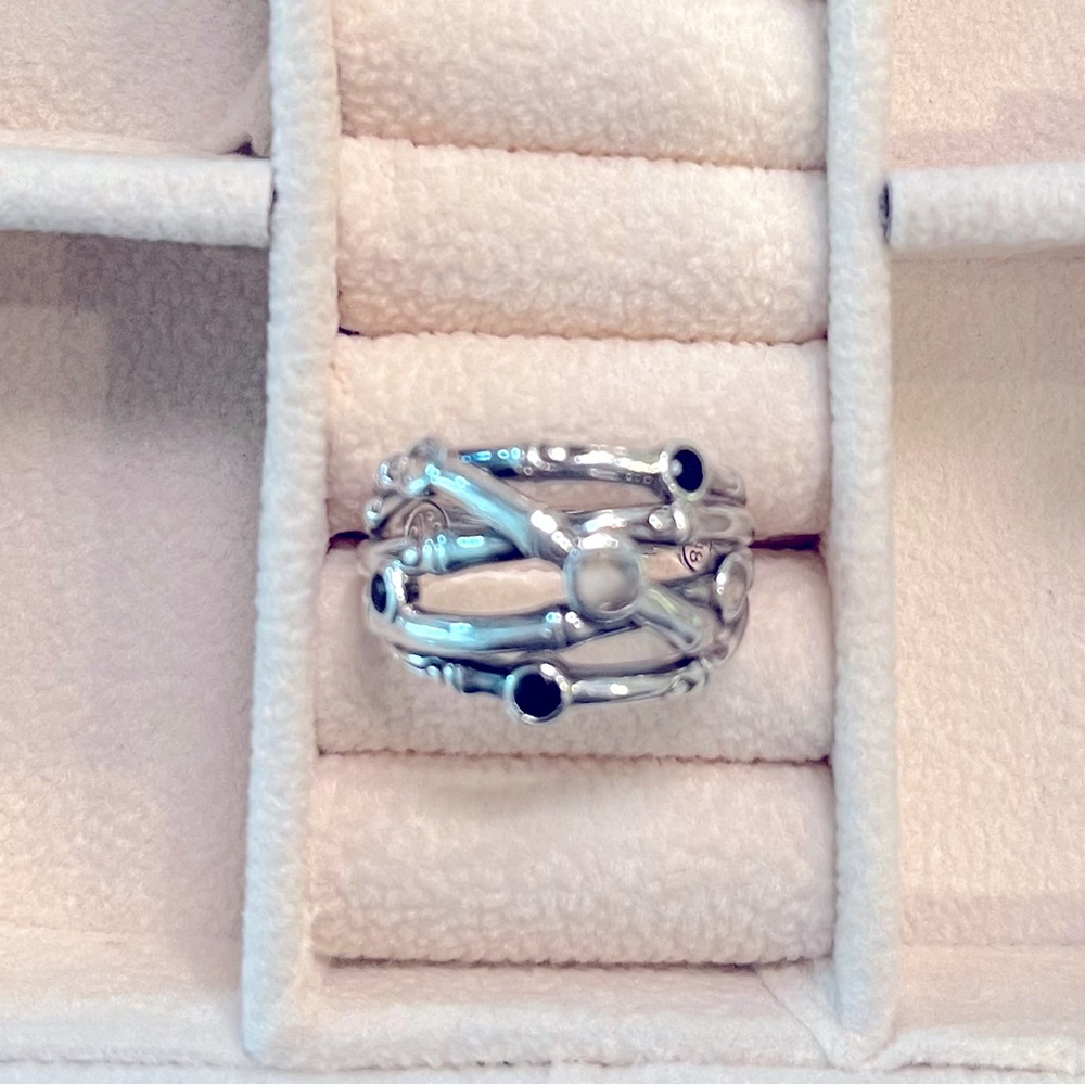 John Hardy discontinued Bamboo collection sterling silver ring